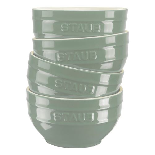 Staub - Set de 4 Bols en Céramique - 12 cm - Eucalyptus - Image 2