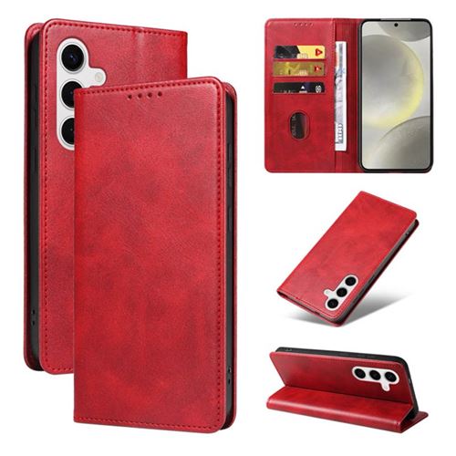 Housse rouge pour Samsung Galaxy A26 5G Etui de Protection Portefeuille à Rabat avec Porte Cartes XEPTIO