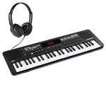 Clavier électronique 61 Touches Max Rhapsody61P - Sensible à La Vélocité - Avec Casque, Support, Banc Et Pédale - Connexion MIDI