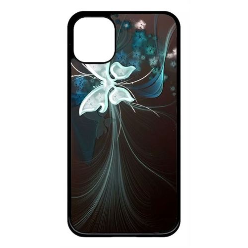 Coque My-Kase pour iPhone 11 - butterfly vector art - Plastique Noir