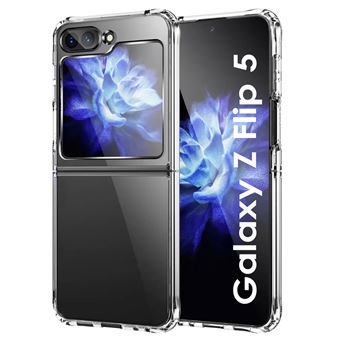 Coque pour Samsung Galaxy Z FLIP 5 - Antichoc Protection Silicone Souple Transparent Phonillico® - 1