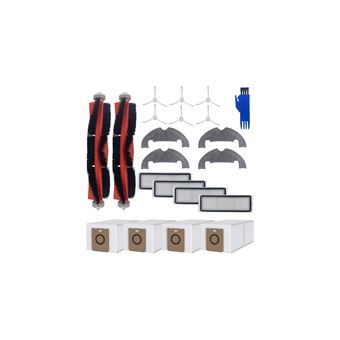 Tecinity Lot De 11 Pièces De Rechange Pour Dreame D10 Plus/D10s Plus, Accessoires Pour Dreame L10 Plus/Z10 Pro, 2 Brosses Principales, 4 Brosses Latérales, 4 Filtres, 1 Outil De Nettoyage