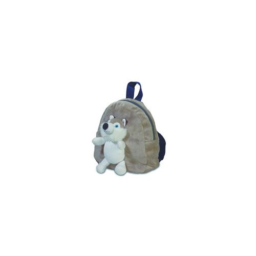 IMPEXIT - Peluche Sac a Dos Chien Husky 24/10/10 cm