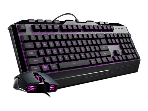 Cooler Master Devastator 3 - Toetsenbord en muis set - achtergrondverlichting - USB - Italiaans - zwart