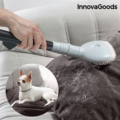 Brosse Enl&egrave;vePoils pour Aspirateur InnovaGoods Vert