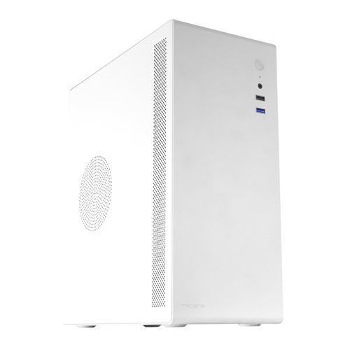 Tacens NOVAX, Caja PC Ultracompacta Micro-ATX, Diseño Totalmente Metálico Ultrarresistente, 1x Ventilador Trasero 80mm, Caja Minitorre con Amplia Capacidad Interna, Caja Profesional en Negro o Blanco