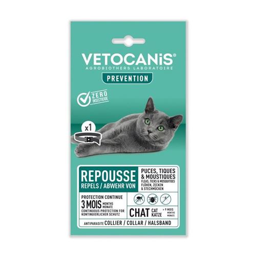 Collier Pour Chat Insectifuge Vetocanis - Le Collier