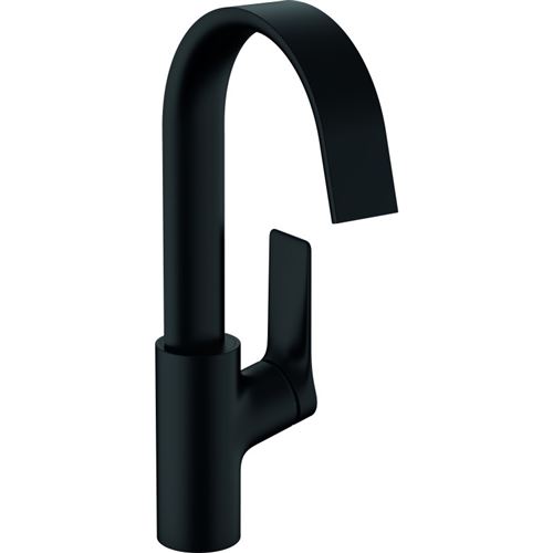 HANSGROHE Mitigeur de lavabo 210 bec haut avec tirette et vidage noir mat
