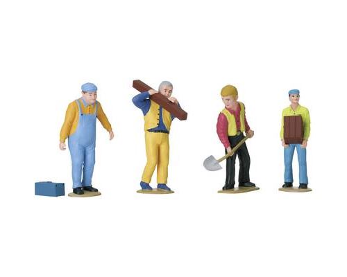 (G) Ensemble de 4 figurines de travailleurs LGB 53005