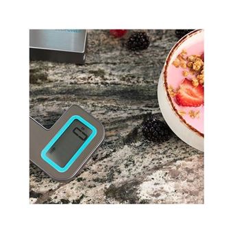 Cecotec Balance De Cuisine Cook Control EcoPower - Pliable, Sans Pile, Précision 1g - LCD, Tare