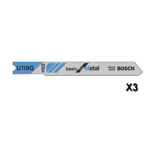Bosch Lame De Scie Sauteuse T 118 G X3