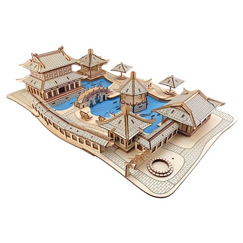 Puzzle 3D 315 pièces - Jardin de Suzhou