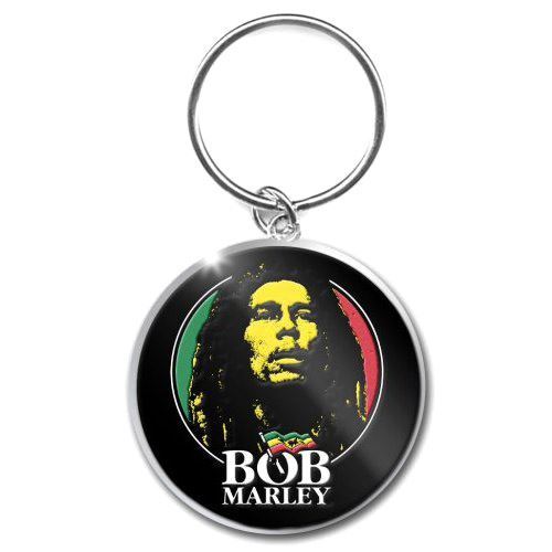 Porte-clé logo visage de Bob Marley
