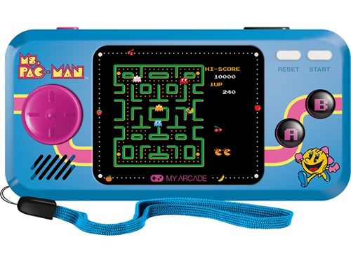 Retro Gaming MyArcade Pocket Player Ms.Pac-Man - Console de poche 3 jeux