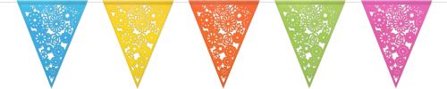 Haza Original ligne du drapeau papier multicolore 6 mètres
