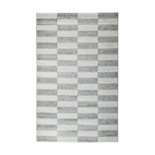 Tapis de salon contemporain TOSCANE Gris et créme 160x230cm