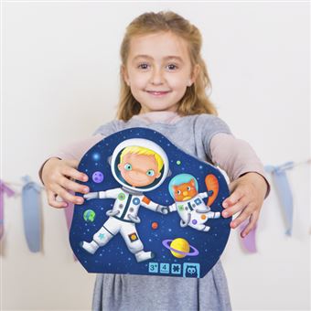 Puzzle évolutif astronaute 4 en 1 Eurekakids pour enfants de 3 à 7 ans