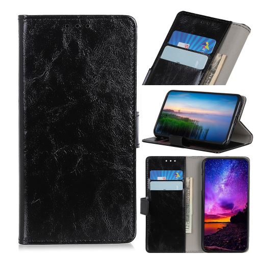 Etui en PU Cheval fou noir pour Apple iPhone 6.5 pouces (2019)