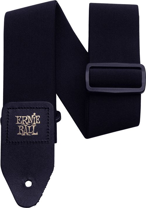 Ernie Ball Noir Sangle Stretch Sangles Et Courroies
