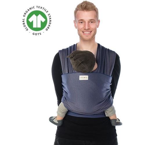 Babylonia baby carriers - Tricot-slen design - Blue stipple