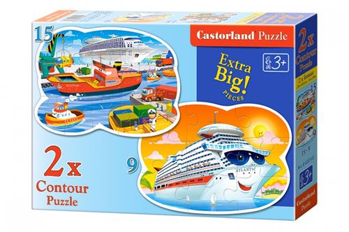 Castorland Sea Adventures puzzle 2 pcs 9/15 pièces