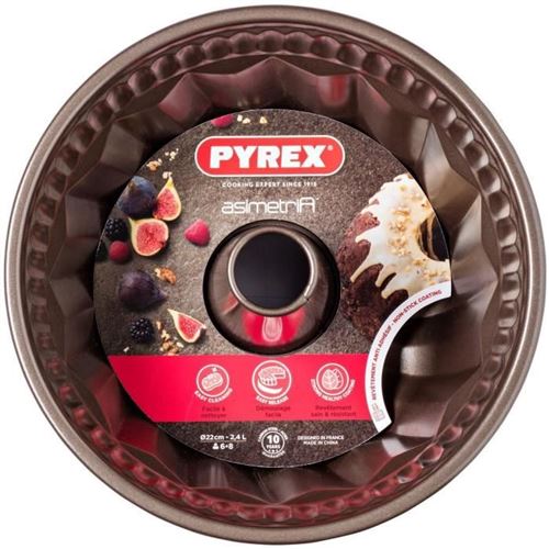 Moule à savarin 22 cm en métal, PYREX asimetriA