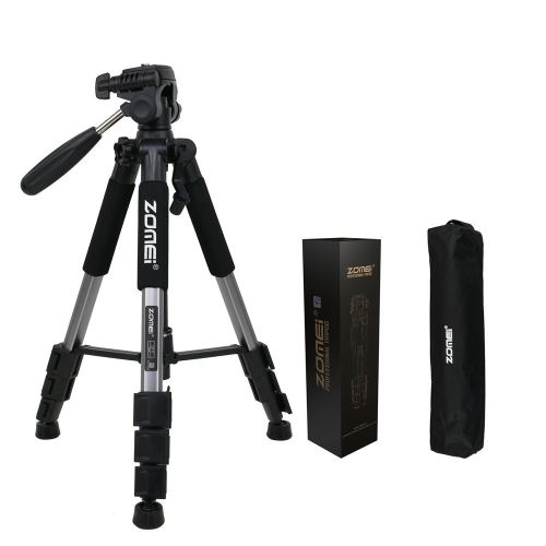 Zomei Q111 trépied portable pour Canon DSLR caméra - Argent