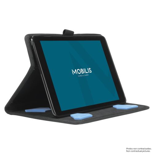 Étui Folio Mobilis - Coque de protection renforcée Activ Pack pour Galaxy Tab S4 - Bandoulière incluse - Noir
