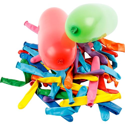 Creotime ballons multicolores 100 pièces