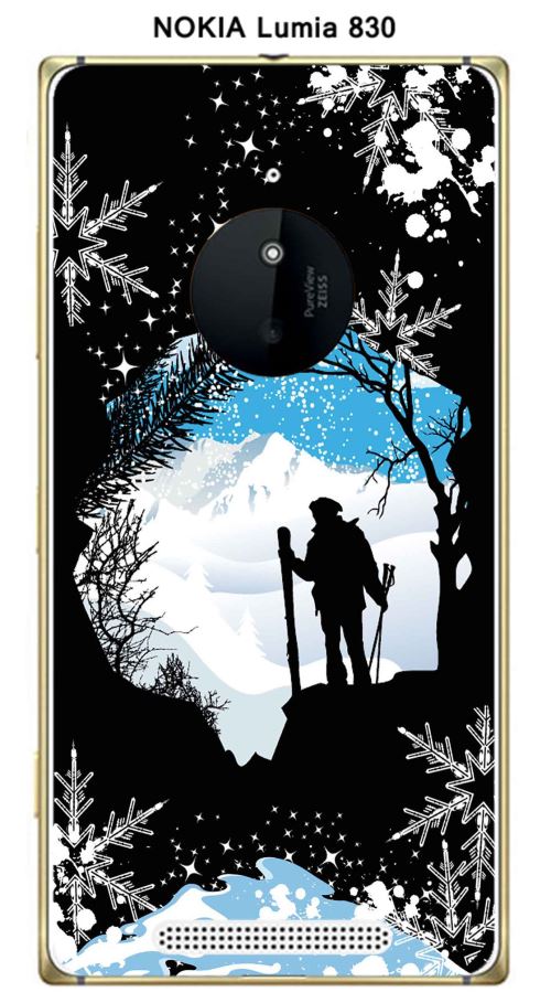 Coque Nokia Lumia 830 design surf-neige2