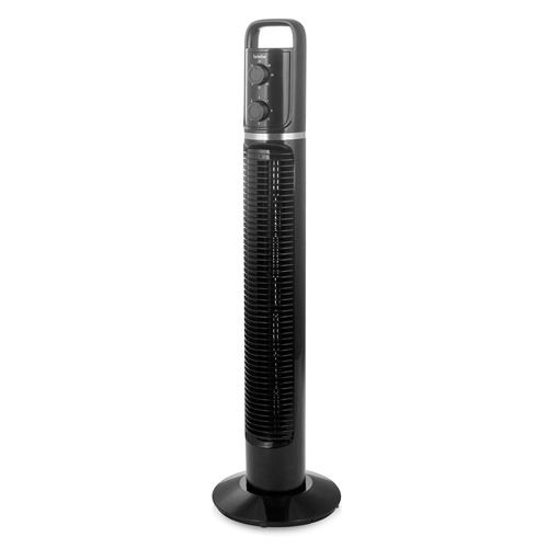 Ventilateur de la tour silencieuse minuterie oscillant 3 vitesses 81cm Briebe TFN122988 40  Noir