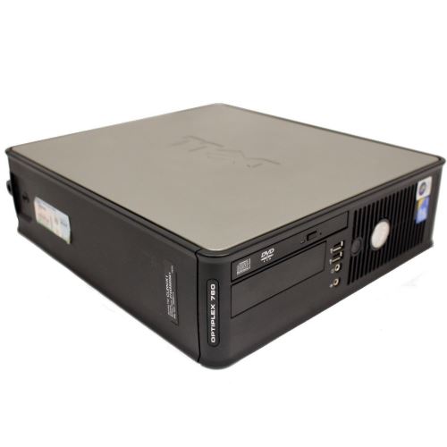 PC Dell Optiplex 760 SFF Intel Core Duo E5200 2.5GHz 4Go 80Go HDD Microsoft Windows 7