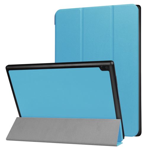Étui de protection ultra-mince avec support pour Lenovo Tab4 10 - Bleu clair
