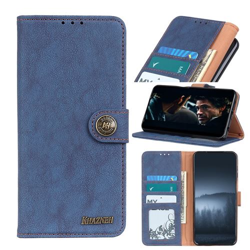 Etui en PU ancien bleu pour votre Xiaomi Redmi 10X 5G/10X Pro 5G