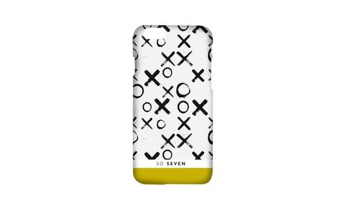 So seven coque arty jaune + Motif Xo pour apple iphone 7
