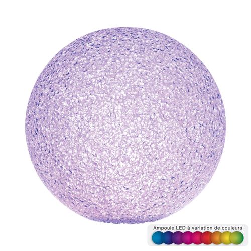 Boule LED effet cristal - Diamètre 15 cm Home sweet lights - Design