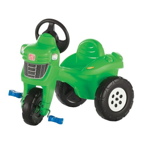 Step2 tracteur d'escalier 3 roues vert