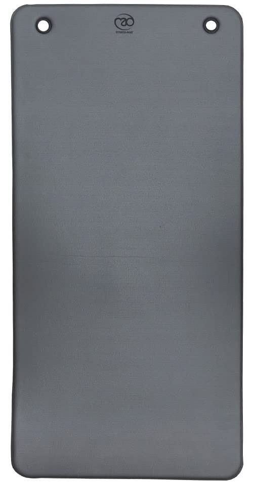 Fitness-Mad tapis de gymnastique Pro Stretch 134 x 50 cm mousse EVA gris
