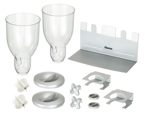 Distributeur de Céréales/Aliments Secs Double - 2 x 3,5 L - Bartscher - 700 cl170
