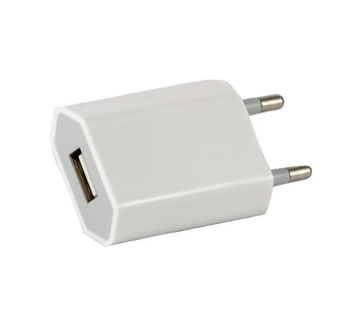 Chargeur Secteur Blanc pour Apple iPhone XR - Chargeur Port USB