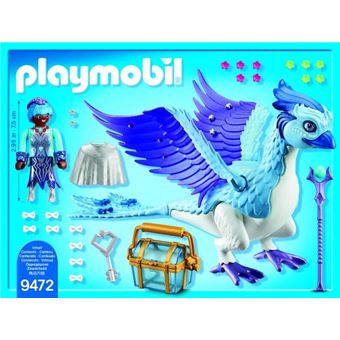 Playmobil Magic Le palais de Cristal 9472 Gardienne et Phénix royal