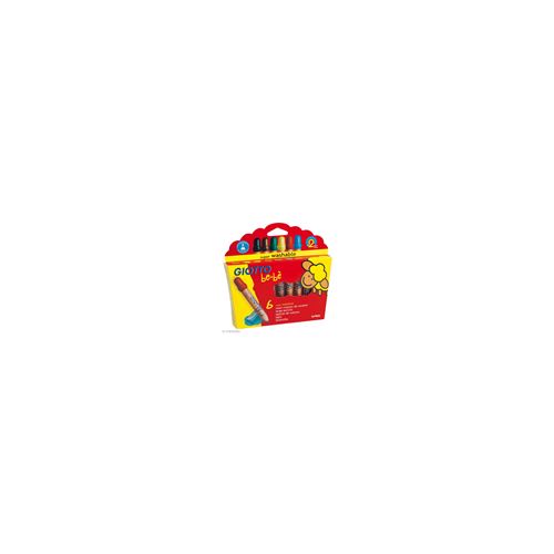Giotto's Crayons Giotto Bébé - Étui De 6 Maxi Crayons De Couleur