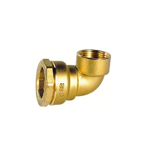 Raccord coude femelle fileté en 63X2\