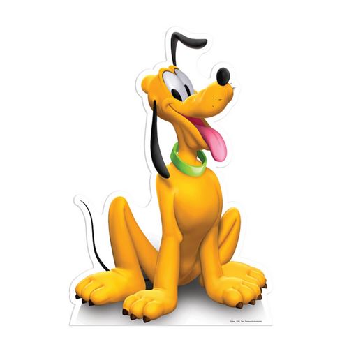 Figurine en carton taille r&eacute;elle Disney Pluto H 95 CM