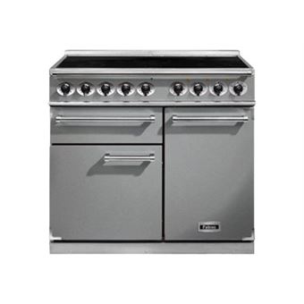 Falcon 1000 Deluxe - Cuisinière (four à deux étages) - pose libre - largeur : 99 cm - profondeur : 60 cm - hauteur : 91.2 cm - classe A - acier inoxydable
