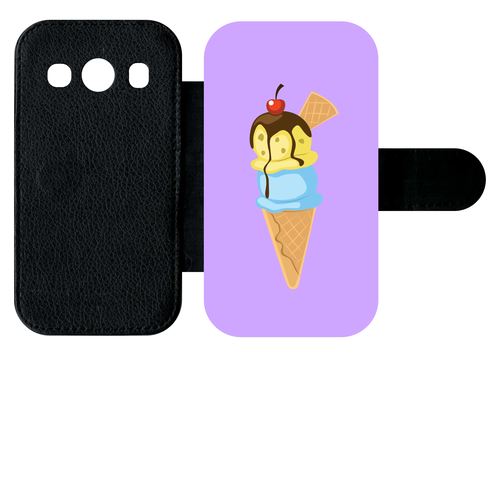 Etui À Rabat Samsung Galaxy Ace 4 G357 Glace Cornet Violet
