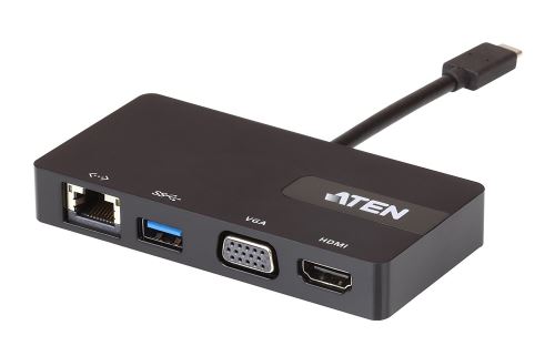 Aten uh3232 C Multi Port Mini Dock Noir USB