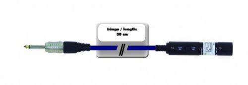 Cable AC-03 XLR(M)/Jack plug mono, 30cm