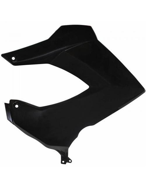 Carenage-cache reservoir 50 a boite adaptable derbi 50 senda 1994+2010 noir brillant gauche -p2r-