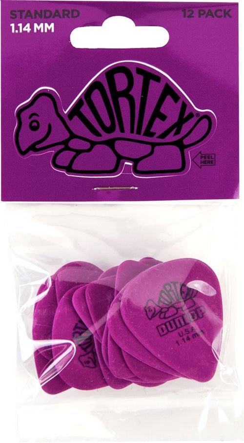 Dunlop 12 MED TORTEX 1.14 MM ADU 418P114